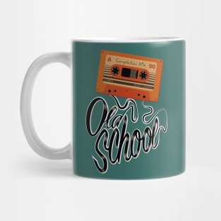 retro old school casette tape Mug